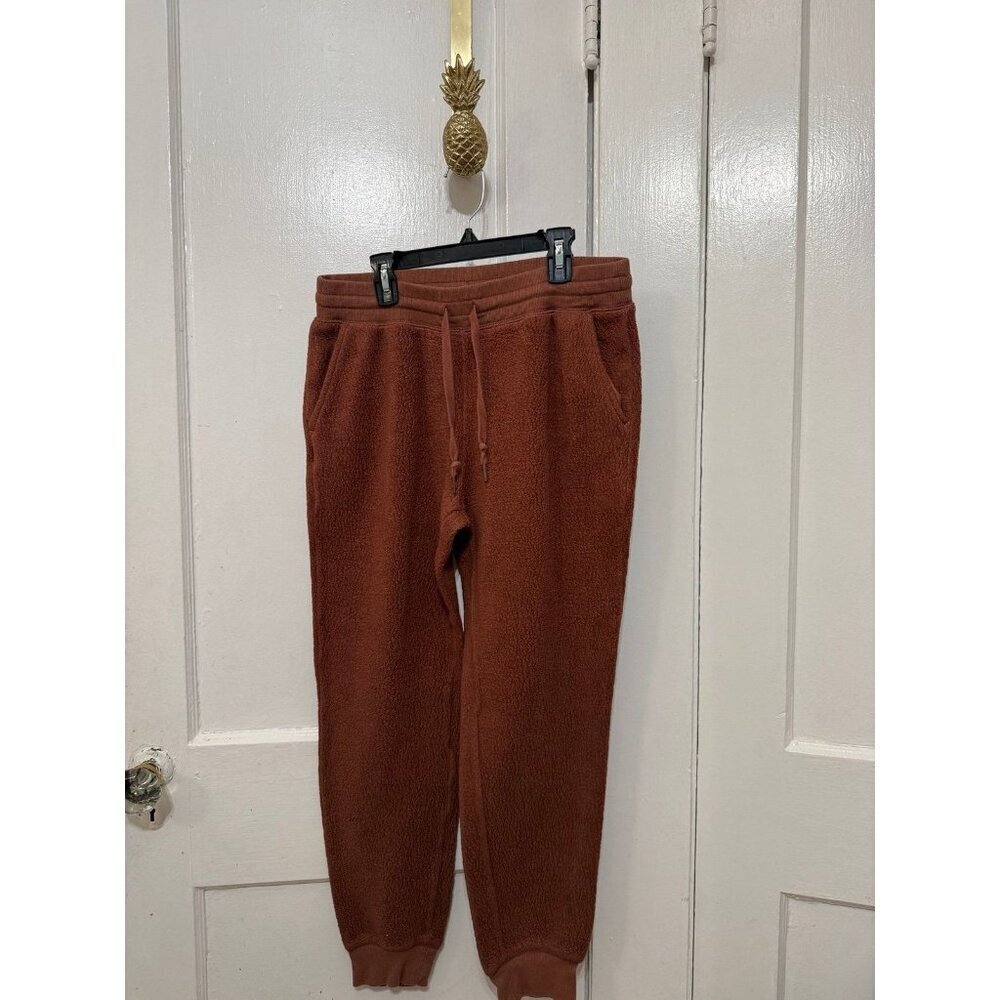 Old Navy Brown Sherpa Joggers – Women’s Medium